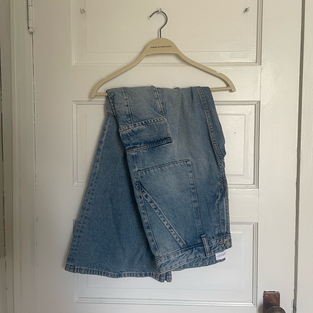 Zara TRF BELT LOOP CARGO JEANS - Picture 5 of 9